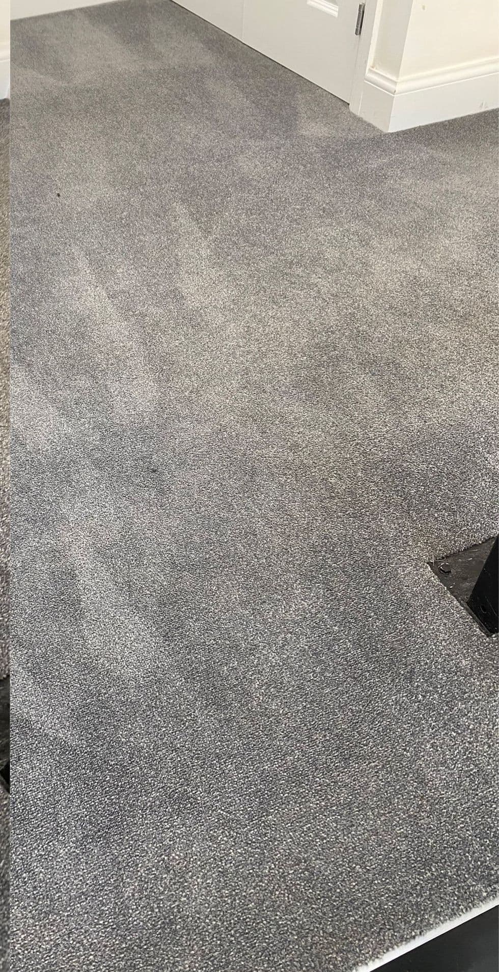 Before deep clean, visible soiling